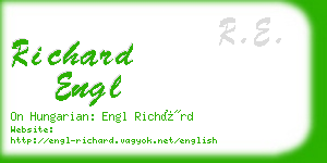 richard engl business card